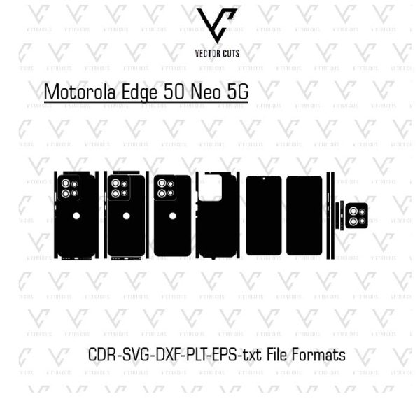 Motorola Edge 50 Neo 5G Mobile Skin Template