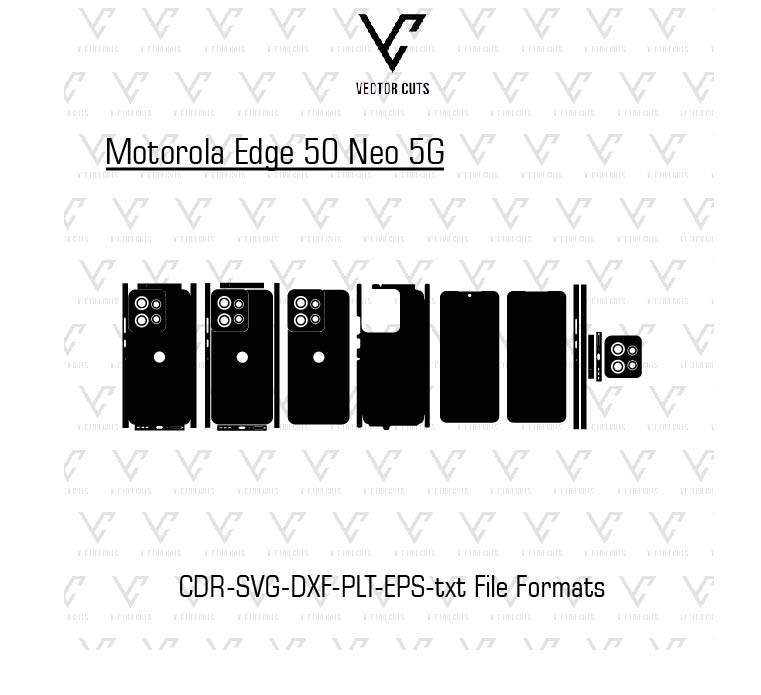 Motorola Edge 50 Neo 5G Mobile Skin Template