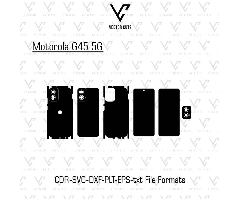 Motorola G45 5G Mobile Skin Template