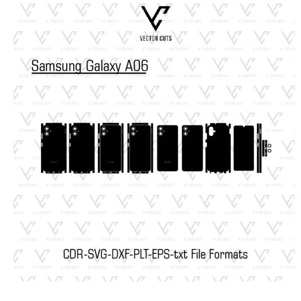 Samsung Galaxy A06 Mobile Skin Template