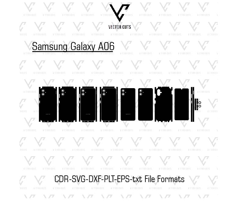 Samsung Galaxy A06 Mobile Skin Template