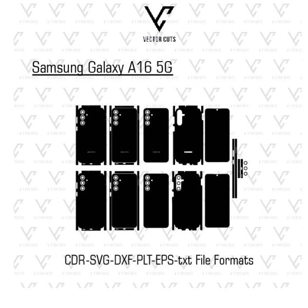 Samsung Galaxy A16 5G Mobile Skin Template