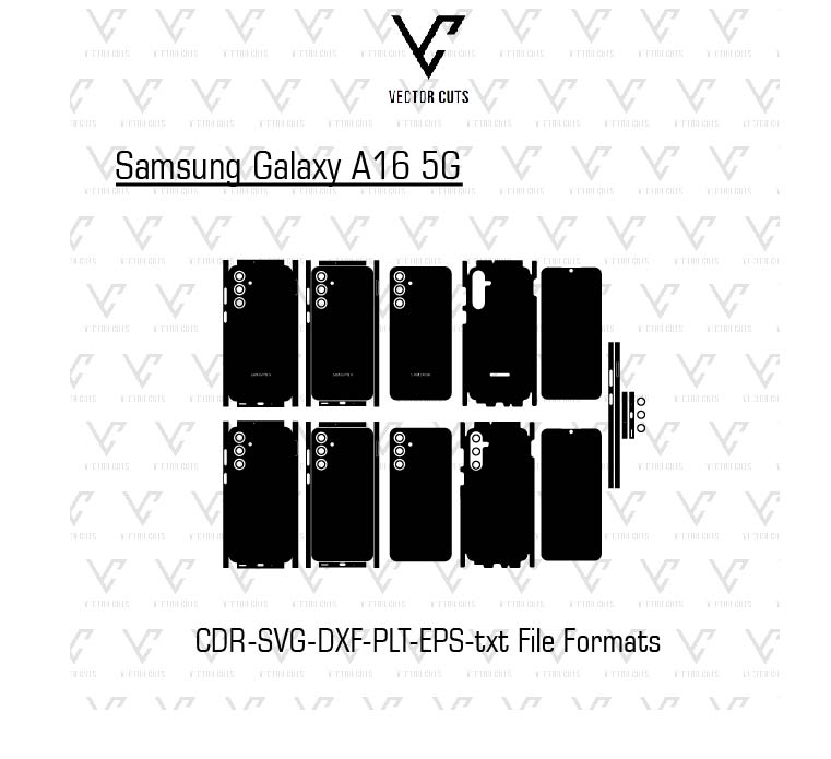 Samsung Galaxy A16 5G Mobile Skin Template