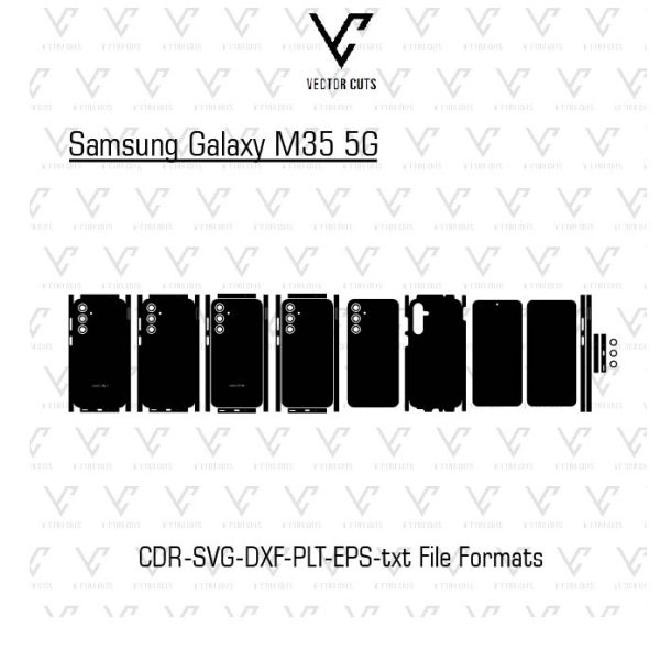 Samsung Galaxy M35 5G Mobile Skin Template