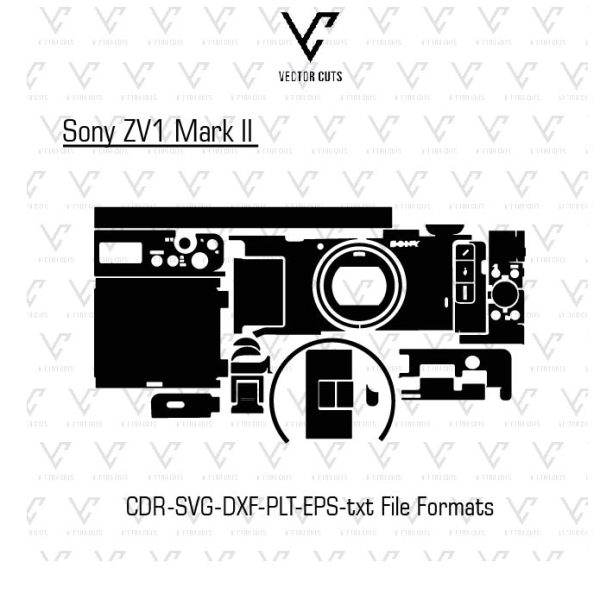 Sony ZV1 Mark II Camera Skin Template