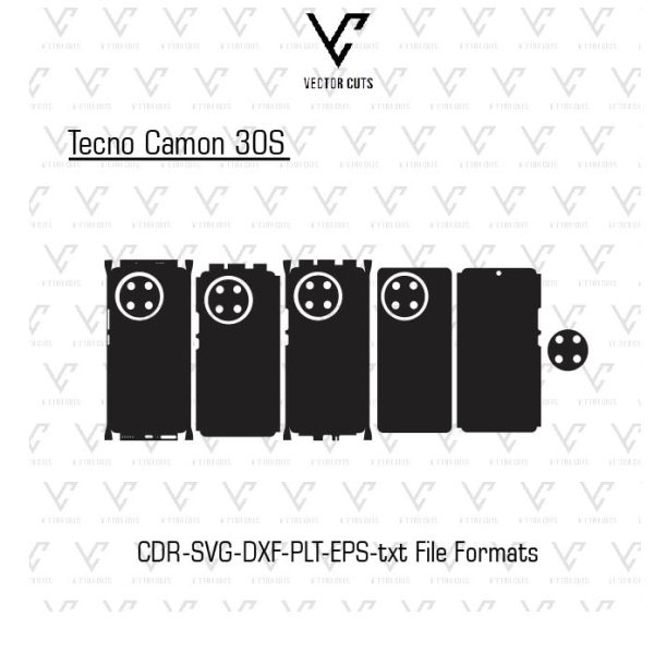 Tecno Camon 30S Mobile Skin Template
