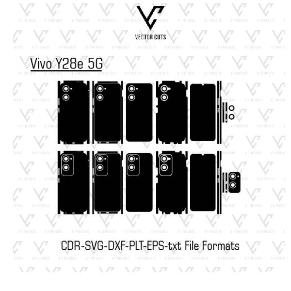 Vivo Y28e 5G Mobile Skin Template