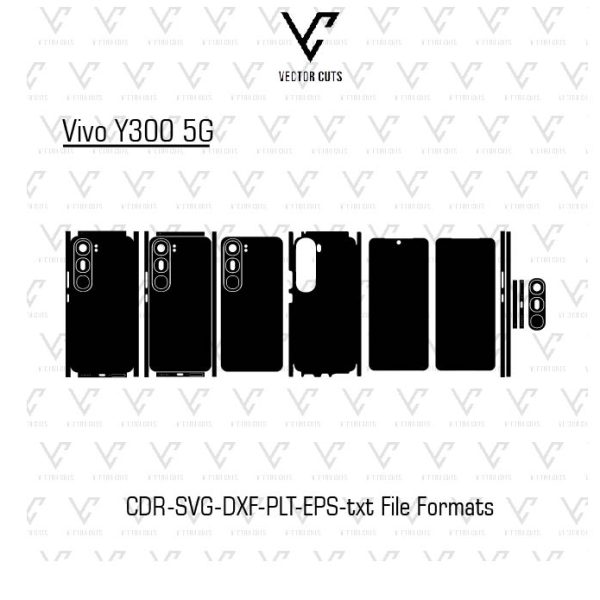 Vivo Y300 5G Mobile Skin Template