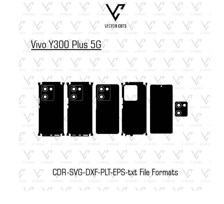 Vivo Y300 Plus 5G Mobile Skin Template