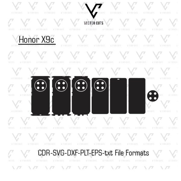 Honor X9c Mobile Skin Template