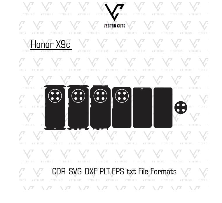Honor X9c Mobile Skin Template