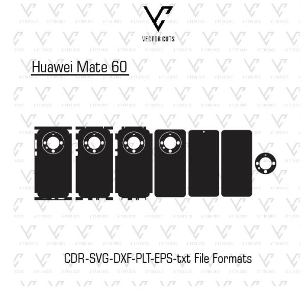 Huawei Mate 60 Mobile Skin Template
