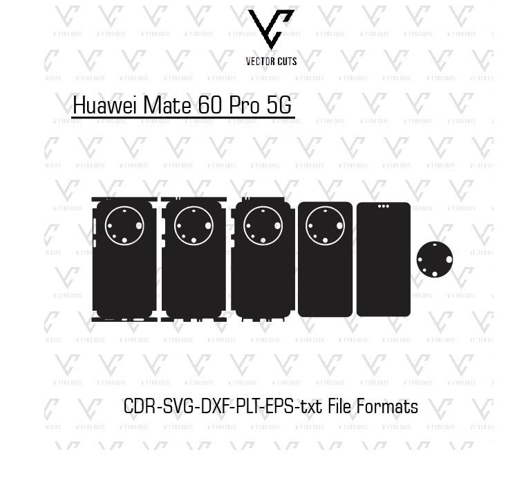 Huawei Mate 60 Pro 5G Mobile Skin Template