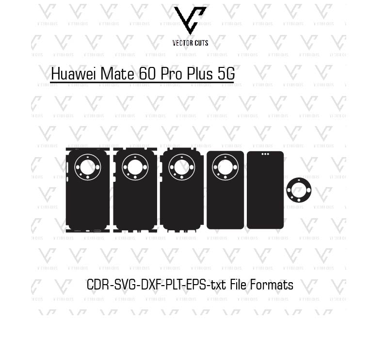 Huawei Mate 60 Pro Plus 5G Mobile Skin Template