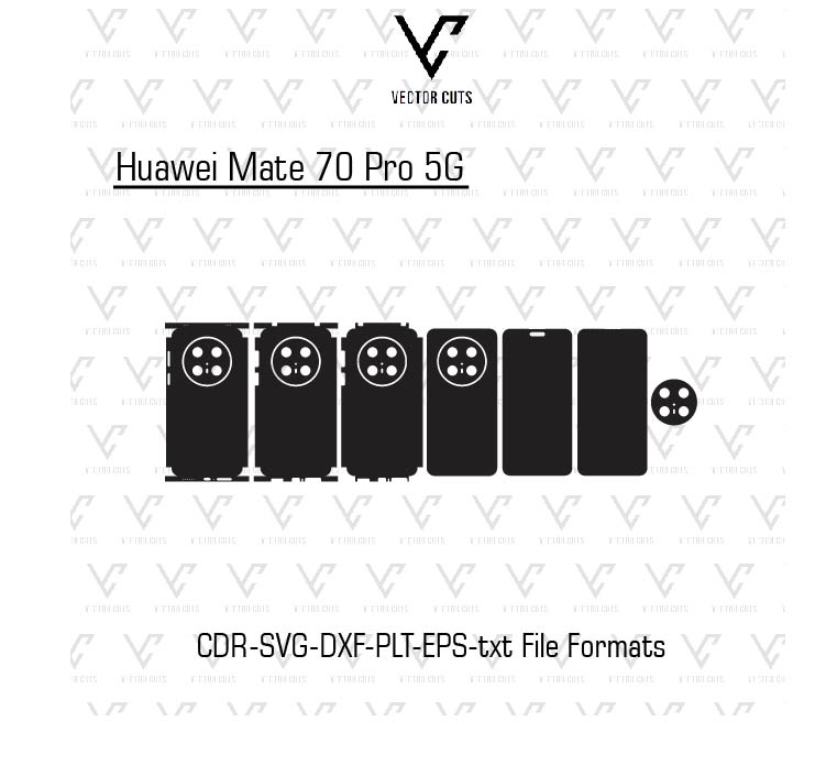 Huawei Mate 70 Pro 5G Mobile Skin Template
