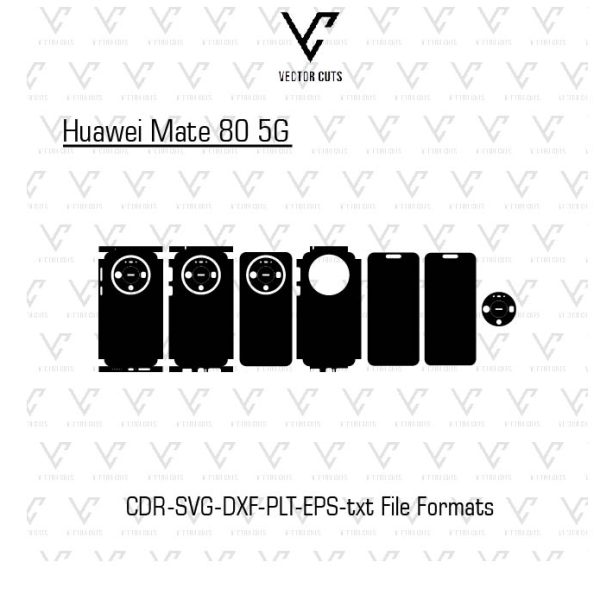 Huawei Mate 80 5G Mobile Skin Template