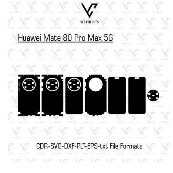 Huawei Mate 80 Pro Max 5G Mobile Skin Template