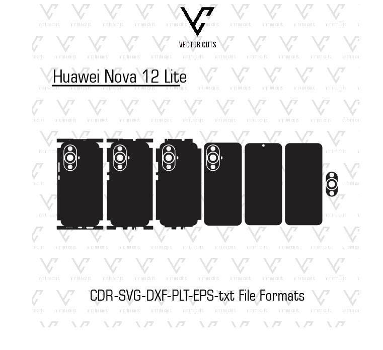Huawei Nova 12 Lite Mobile Skin Template