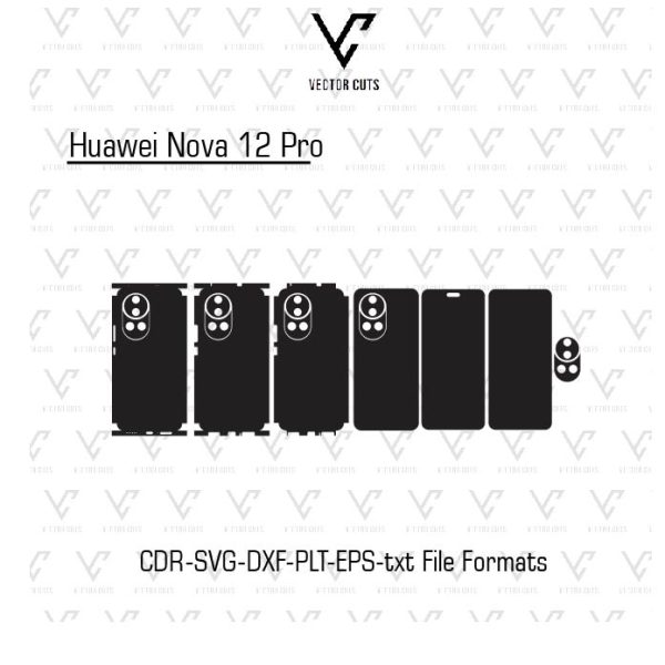 Huawei Nova 12 Pro Mobile Skin Template