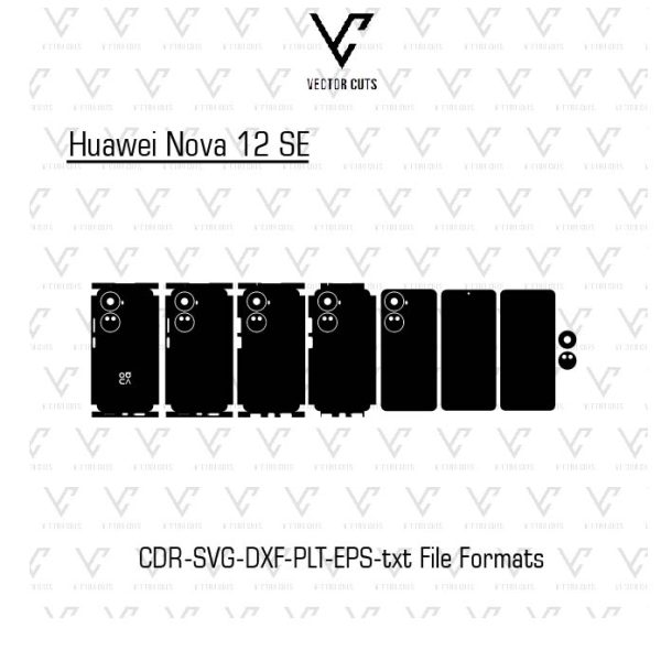 Huawei Nova 12 SE Mobile Skin Template