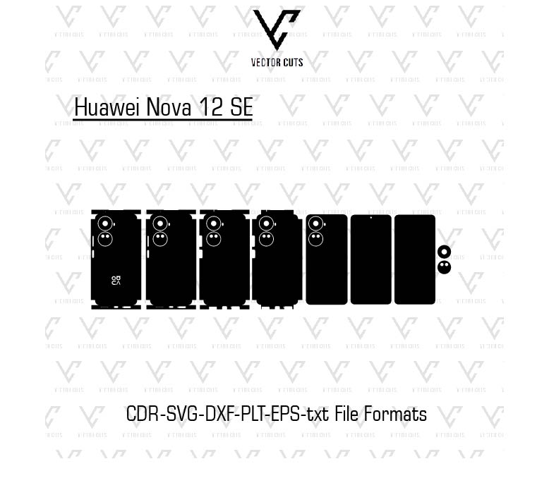 Huawei Nova 12 SE Mobile Skin Template