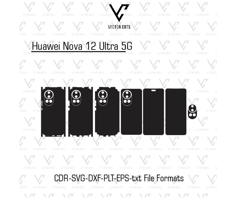 Huawei Nova 12 Ultra 5G Laptop Skin Template