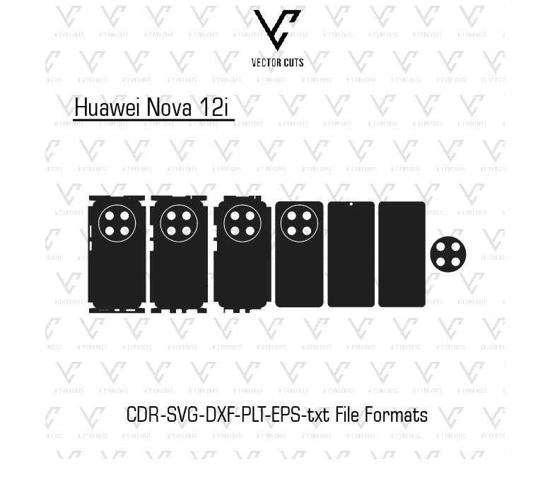 Huawei Nova 12i Mobile Skin Template