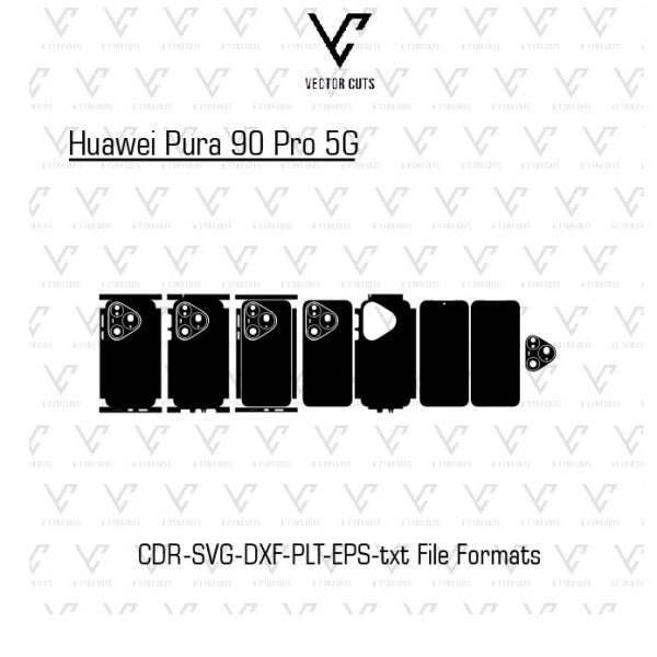 Huawei Pura 90 Pro 5G Mobile Skin Template