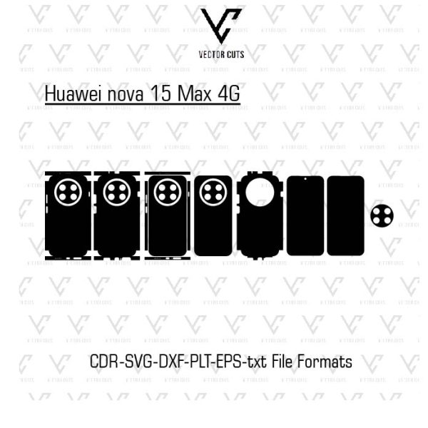Huawei nova 15 Max 4G Mobile Skin Template