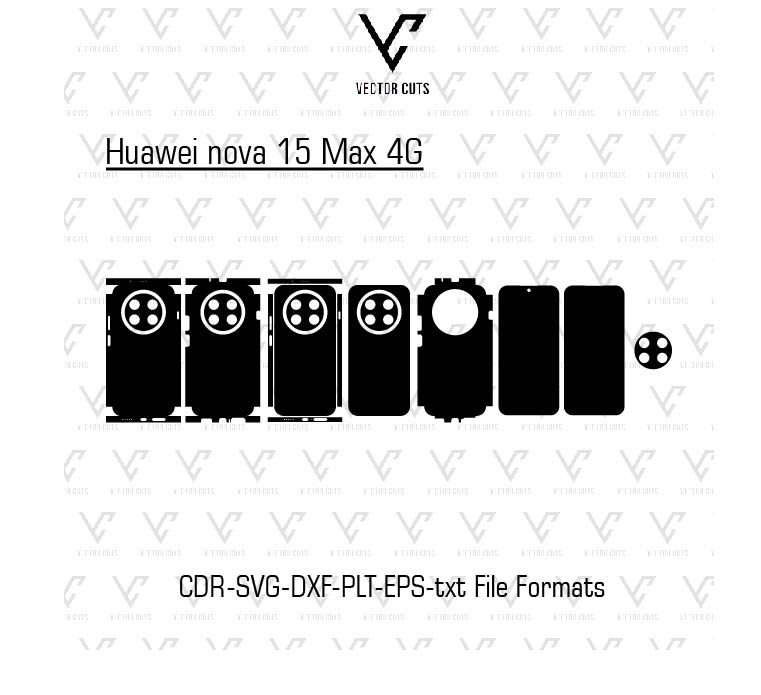 Huawei nova 15 Max 4G Mobile Skin Template