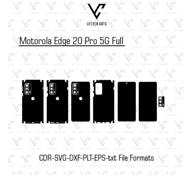 Motorola Edge 20 Pro 5G Full Mobile Skin Template