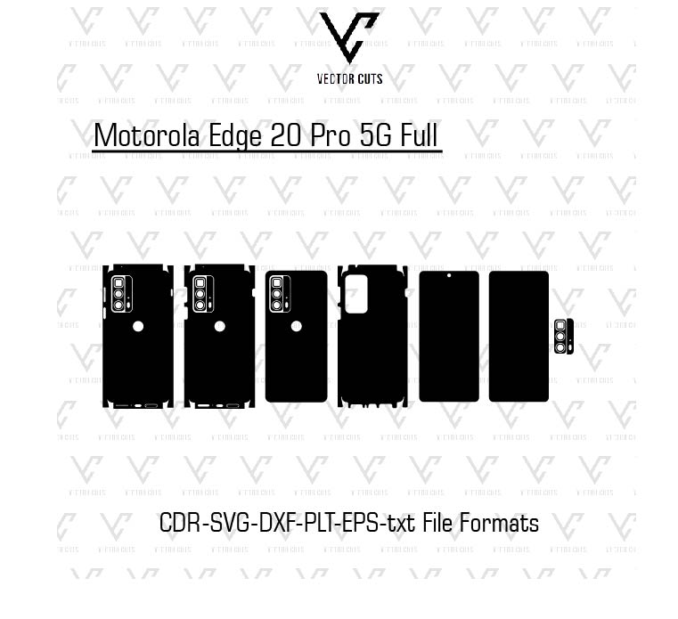 Motorola Edge 20 Pro 5G Full Mobile Skin Template