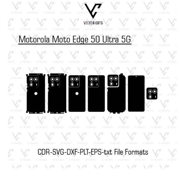 Motorola Moto Edge 50 Ultra 5G Mobile Skin Template