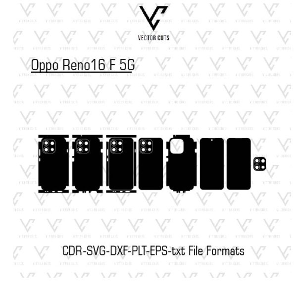 Oppo Reno16 F 5G Mobile Skin Template
