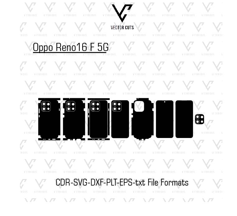 Oppo Reno16 F 5G Mobile Skin Template