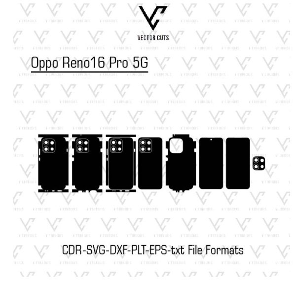 Oppo Reno16 Pro 5G Mobile Skin Template