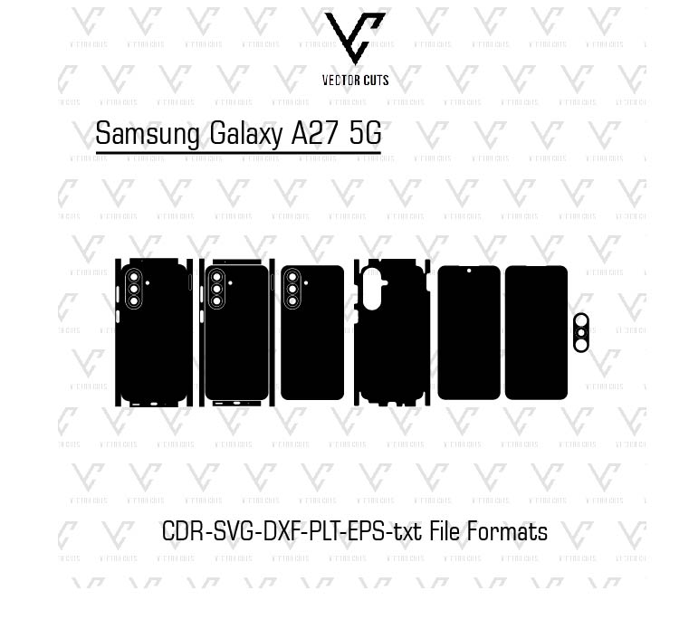Samsung Galaxy A27 5G Mobile Skin Template