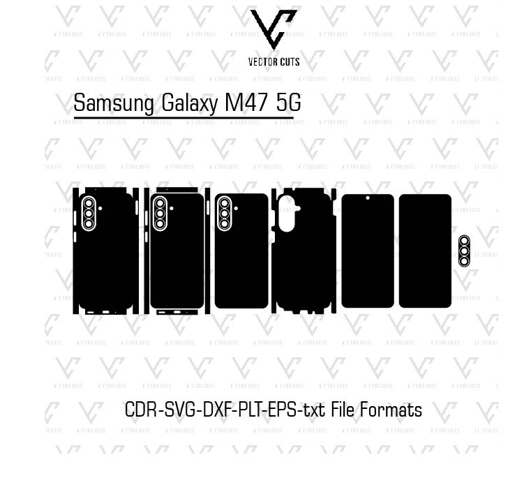 Samsung Galaxy M47 5G Mobile Skin Template