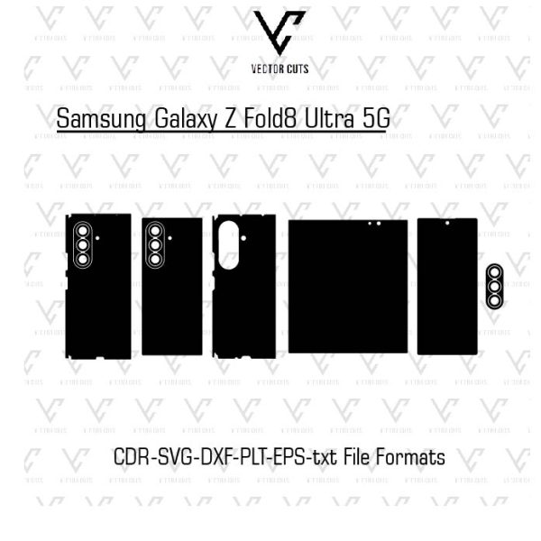Samsung Galaxy Z Fold8 Ultra 5G Mobile Skin Template