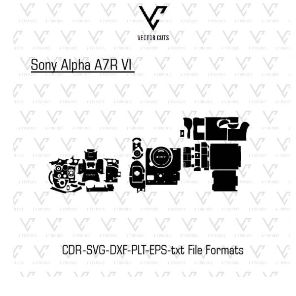 Sony Alpha A7R VI Camera Skin Template