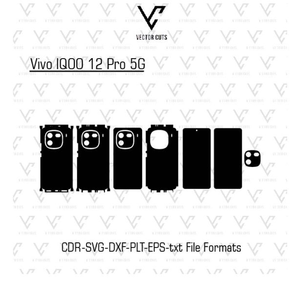 Vivo IQOO 12 Pro 5G Mobile Skin Template