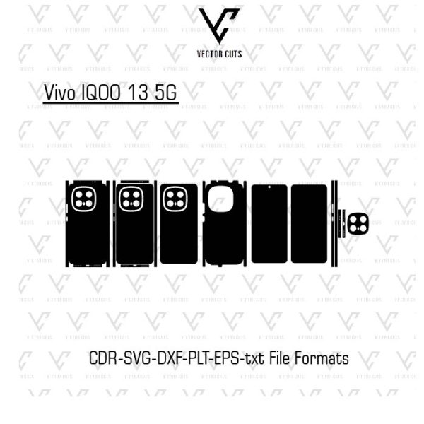 Vivo IQOO 13 5G Mobile Skin Template