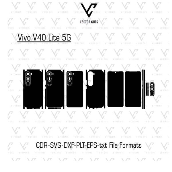Vivo V40 Lite 5G Mobile Skin Template