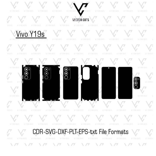 Vivo Y19s Mobile Skin Template