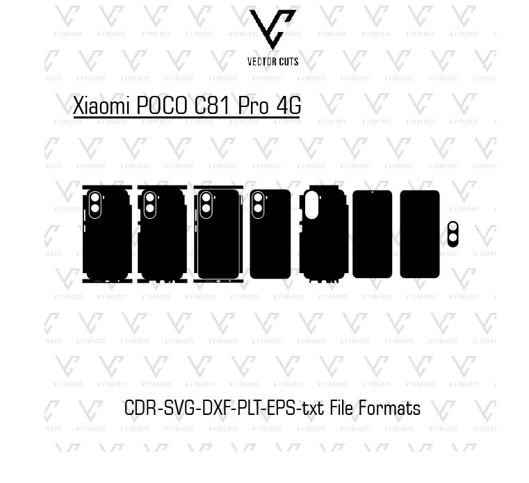 Xiaomi POCO C81 Pro 4G Mobile Skin Template
