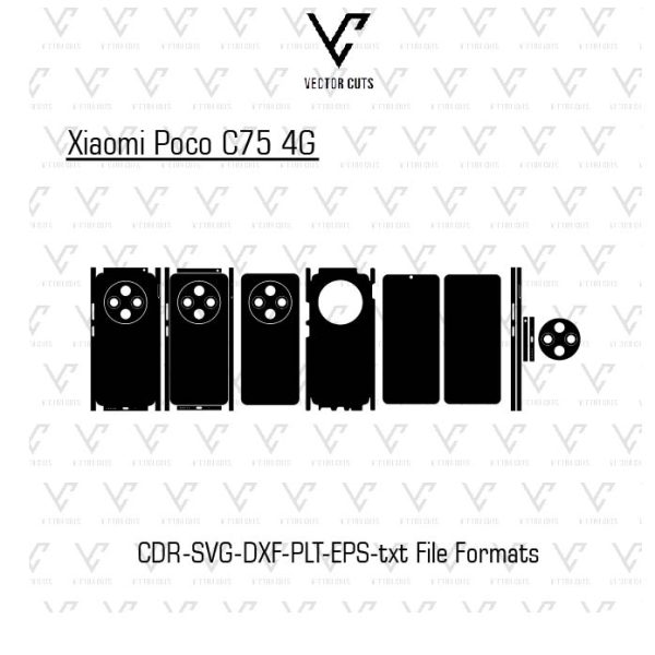 Xiaomi Poco C75 4G Mobile Skin Template