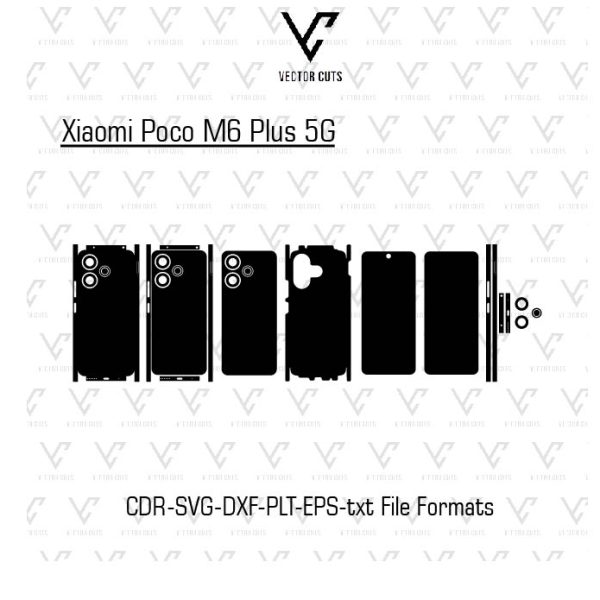Xiaomi Poco M6 Plus 5G Mobile Skin Template