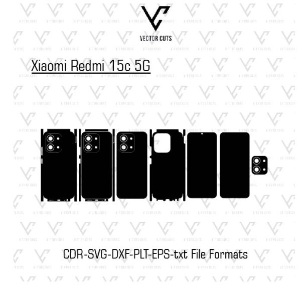 Xiaomi Redmi 15c 5G Mobile Skin Template
