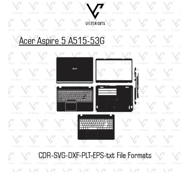 Acer Aspire 5 A515-53G Laptop Skin Template