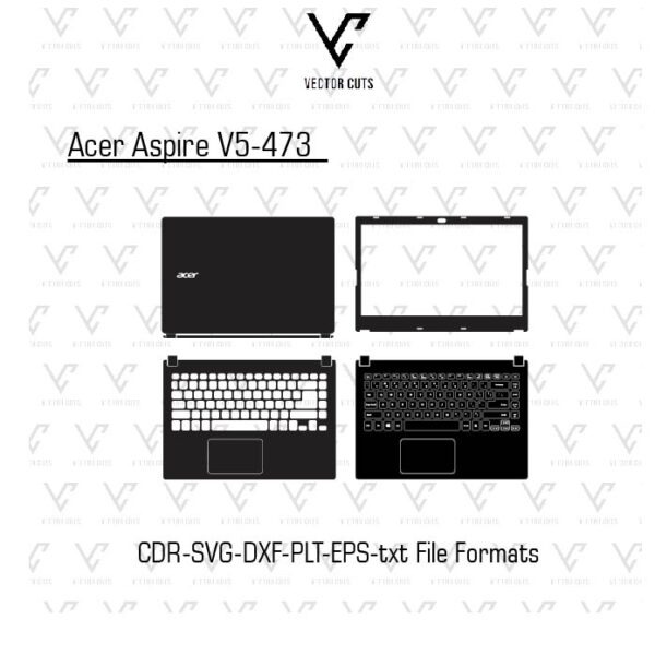 Acer Aspire V5-473 Laptop Skin Template